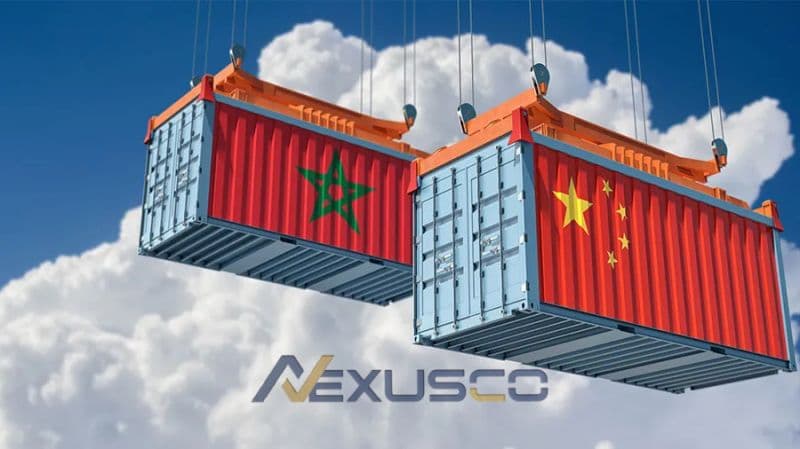 Morocco–China trade containers